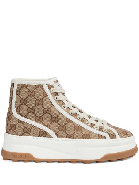 women's gucci high tops|farfetch gucci sneakers women.